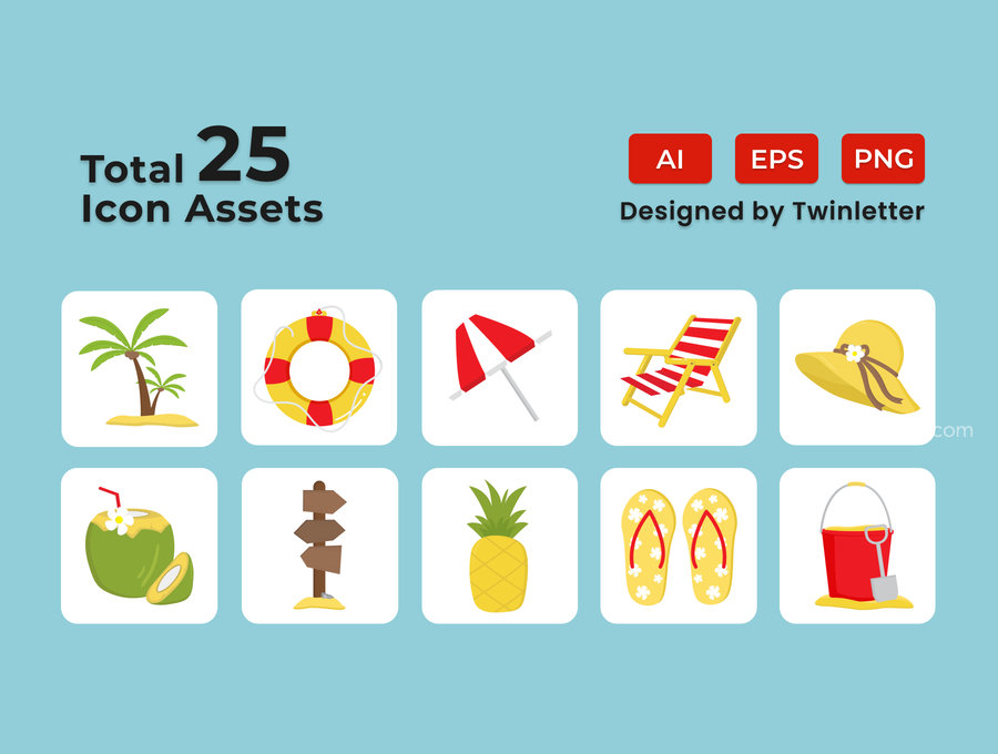 25xt-174251-Summer 2D Icon Illustration Set Vol 16.jpg