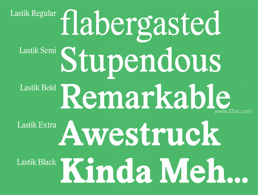 25xt-174973-Lastik 5 Font Family2.jpg