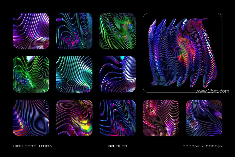 25xt-175284-Glossy Waves Backgrounds & Shapes 3.jpg