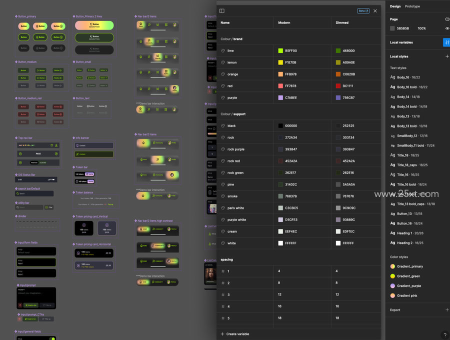 25xt-175289-UI KIT AI Art Generator App - bento & glassmorphism style 4.jpg