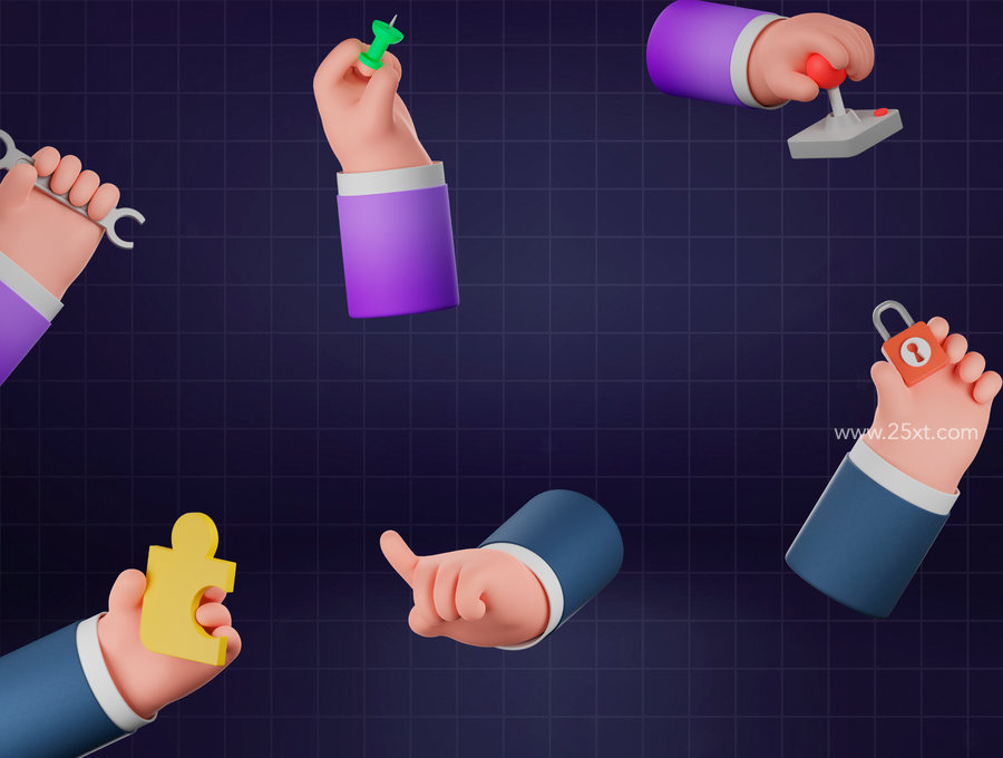 25xt-175306-HANDS 3D Icons Set 6.jpg