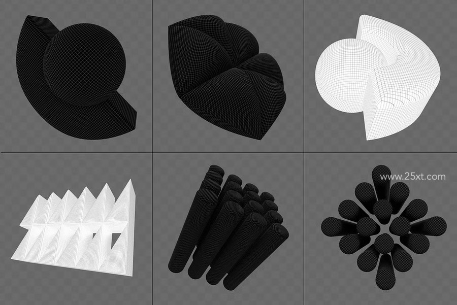 25xt-175954-390+ Lines & Dots 3D Shapes 5.jpg