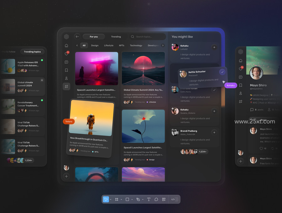 25xt-176410-SimpleSocial Social Network UI Kit 4.jpg