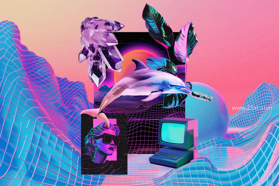 25xt-176806-Vaporwave Collage Kit6.jpg