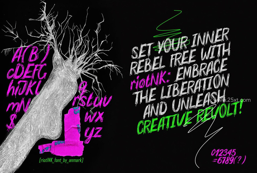 25xt-176884-RiotINK. Handwritten Scribble Font6.jpg