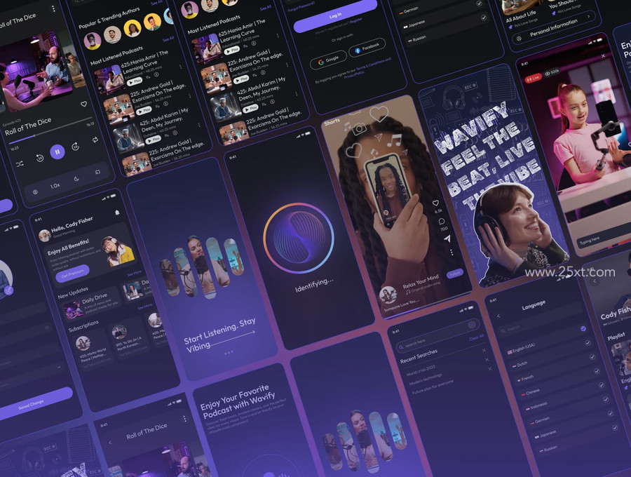 25xt-176966-Wavify – AI Powered Podcast Mobile App UI Kit5.jpg