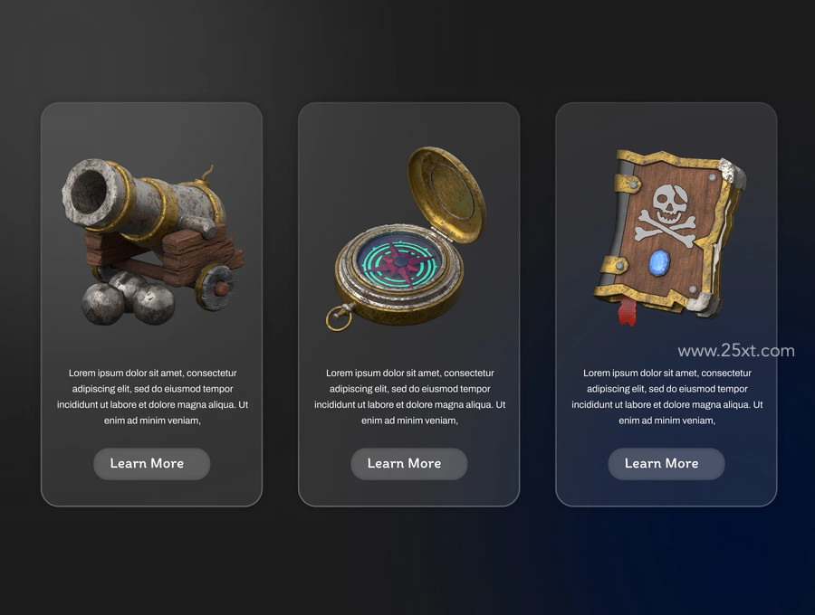 25xt-177016Pirate 3D icons Set3.jpg