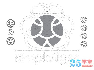 logo設(shè)計輔助線2