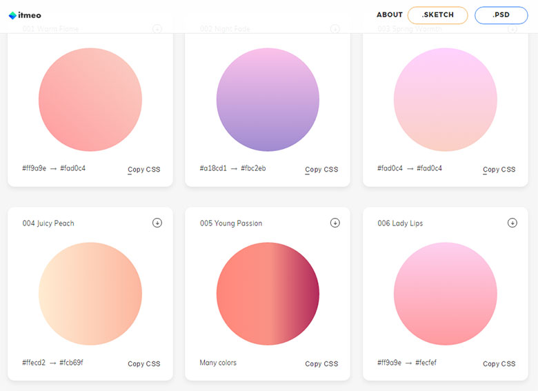 webgradients