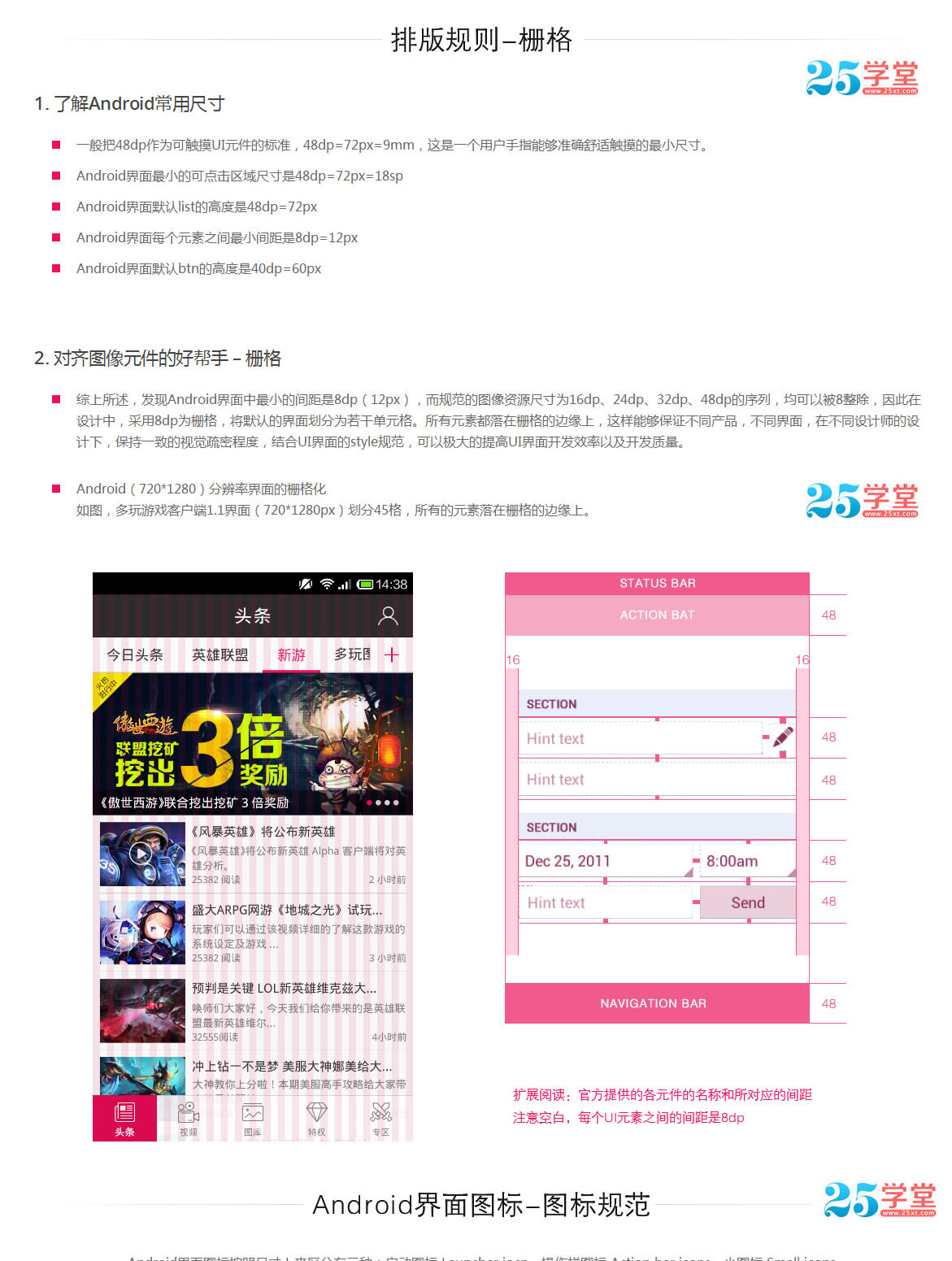android APP設計規(guī)范